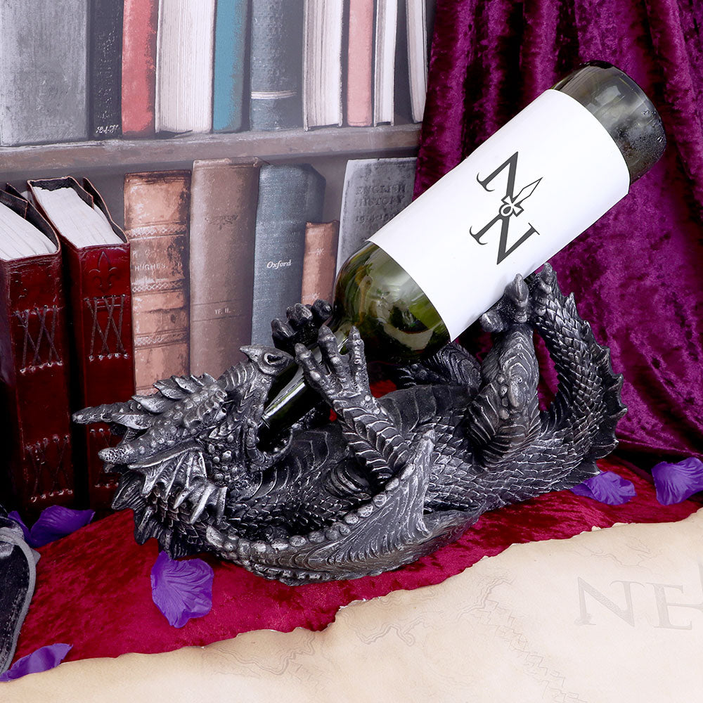 Guzzlers Silver Dragon Bottle Holder