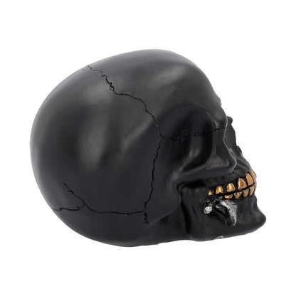 Black Rose From the Dead Skull Figurine