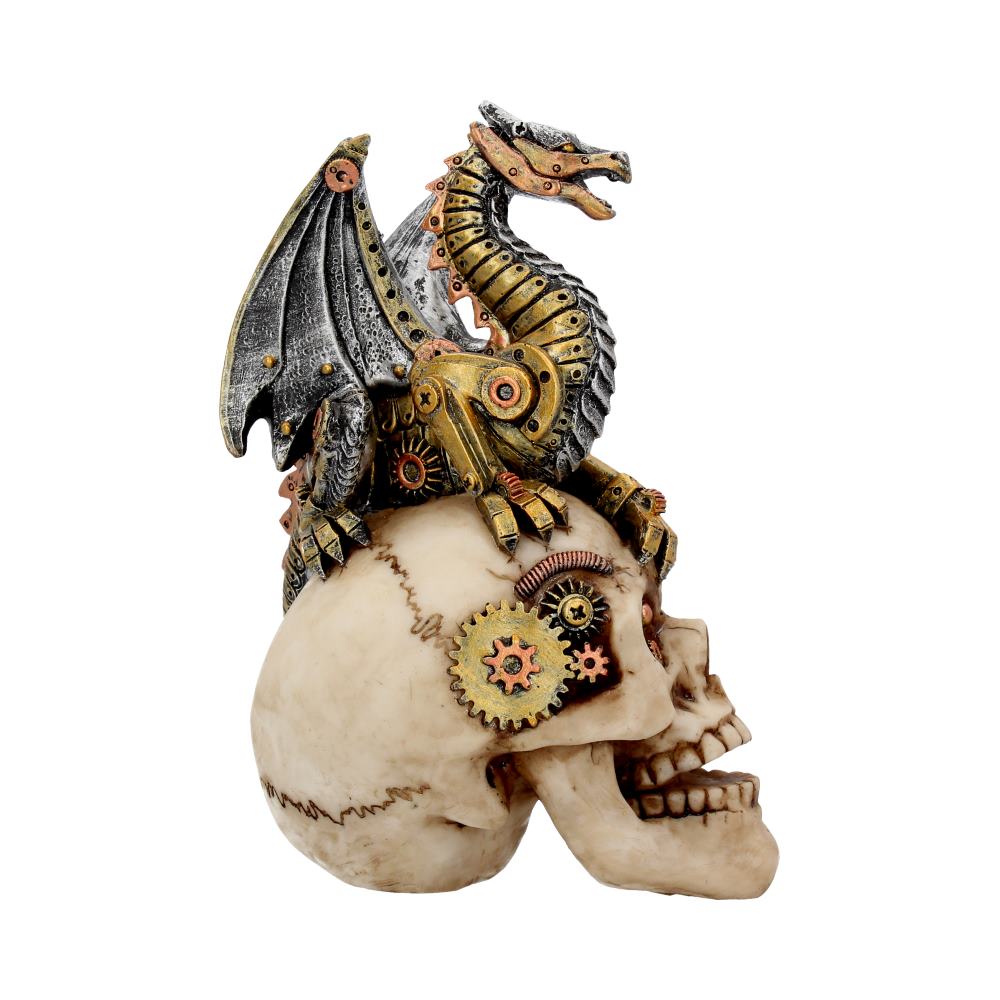 Dragon's Grasp Steampunk Skull