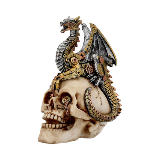 Dragon's Grasp Steampunk Skull