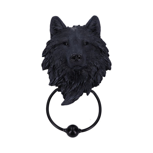 Dark Guardian Wolf Door Knocker