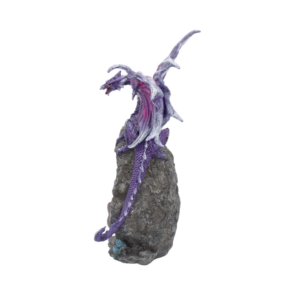 Amethyst Custodian LED Dragon Figurine