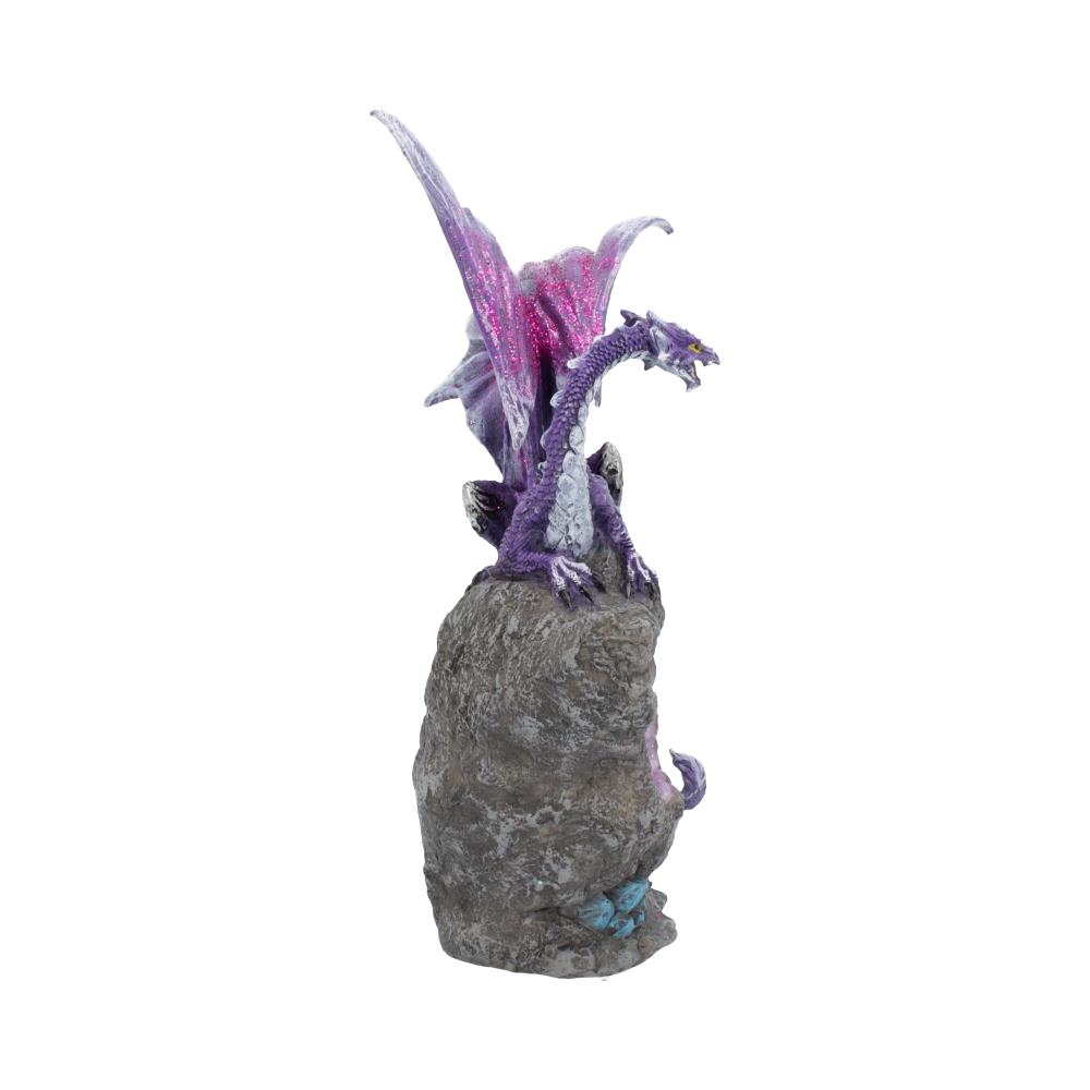 Amethyst Custodian LED Dragon Figurine