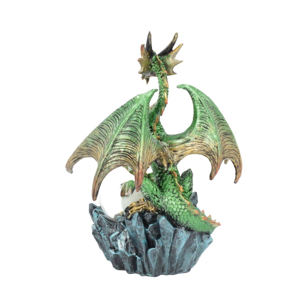 Emerald Oracle Dragon Snowglobe