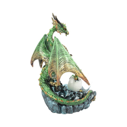 Emerald Oracle Dragon Snowglobe