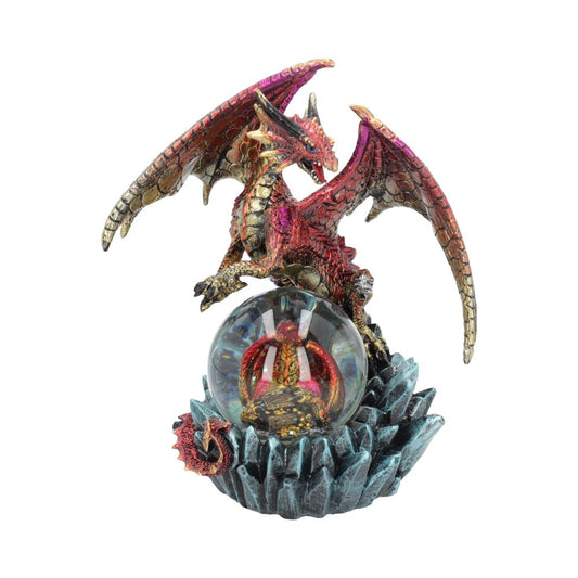 Ruby Oracle Dragon Snowglobe