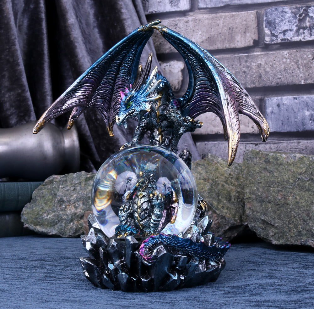 Azul Oracle Dragon Snowglobe