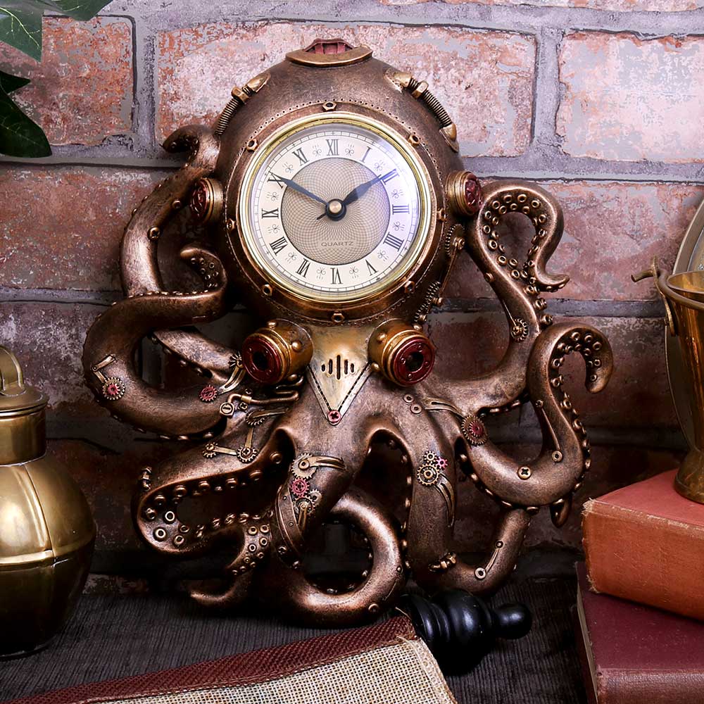 Octoclock Steampunk Clock