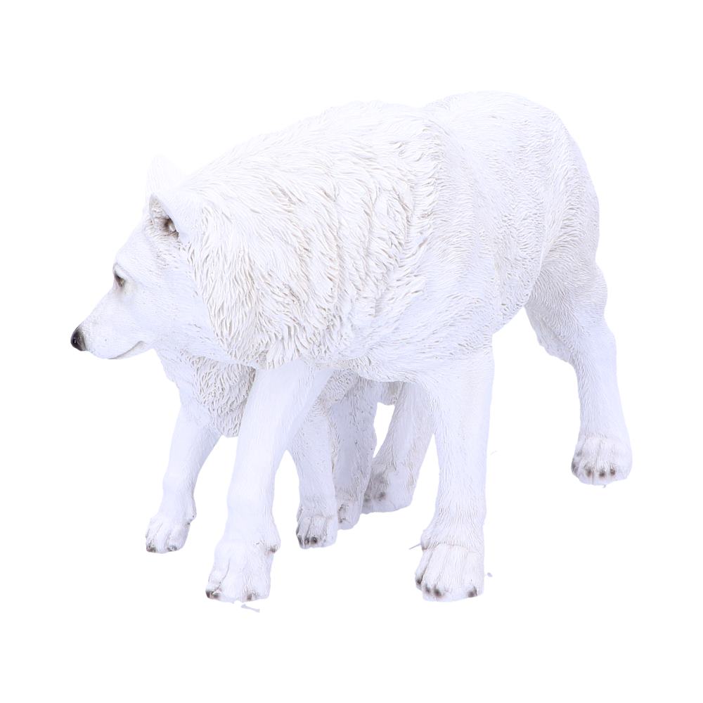 Winter Offspring Wolf Ornament