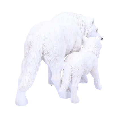 Winter Offspring Wolf Ornament