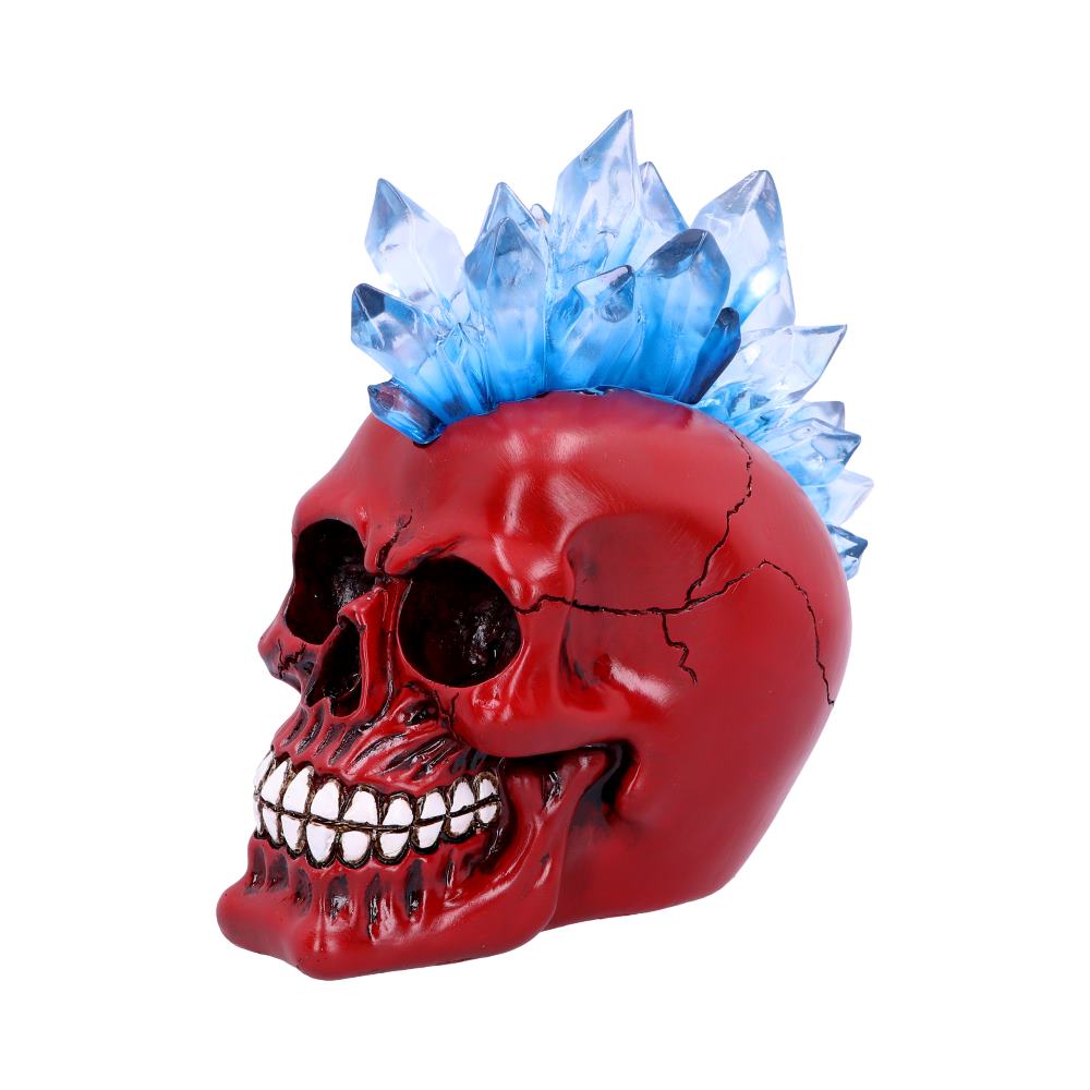 Crystal Hawk Red LED Skull