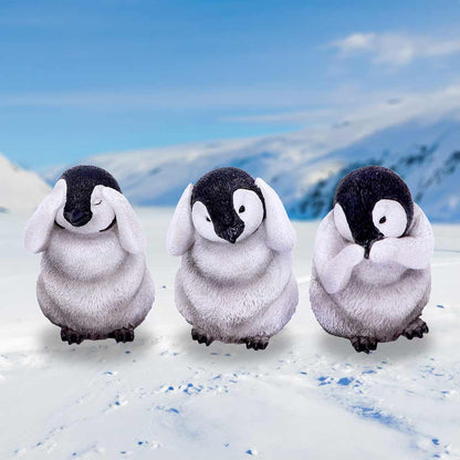 Three Wise Penguins