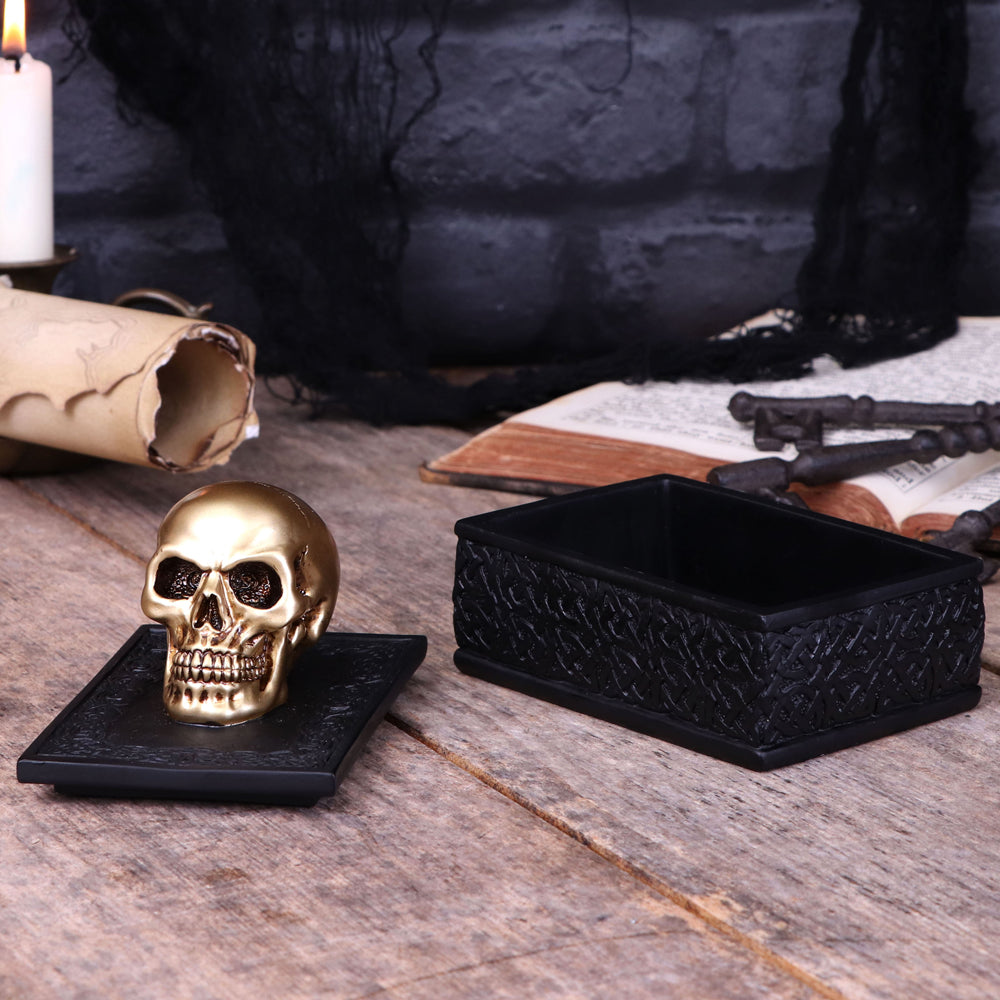 Celtic Opulence Skull Box