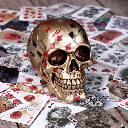 Dead Man's Hand - Gold Skull