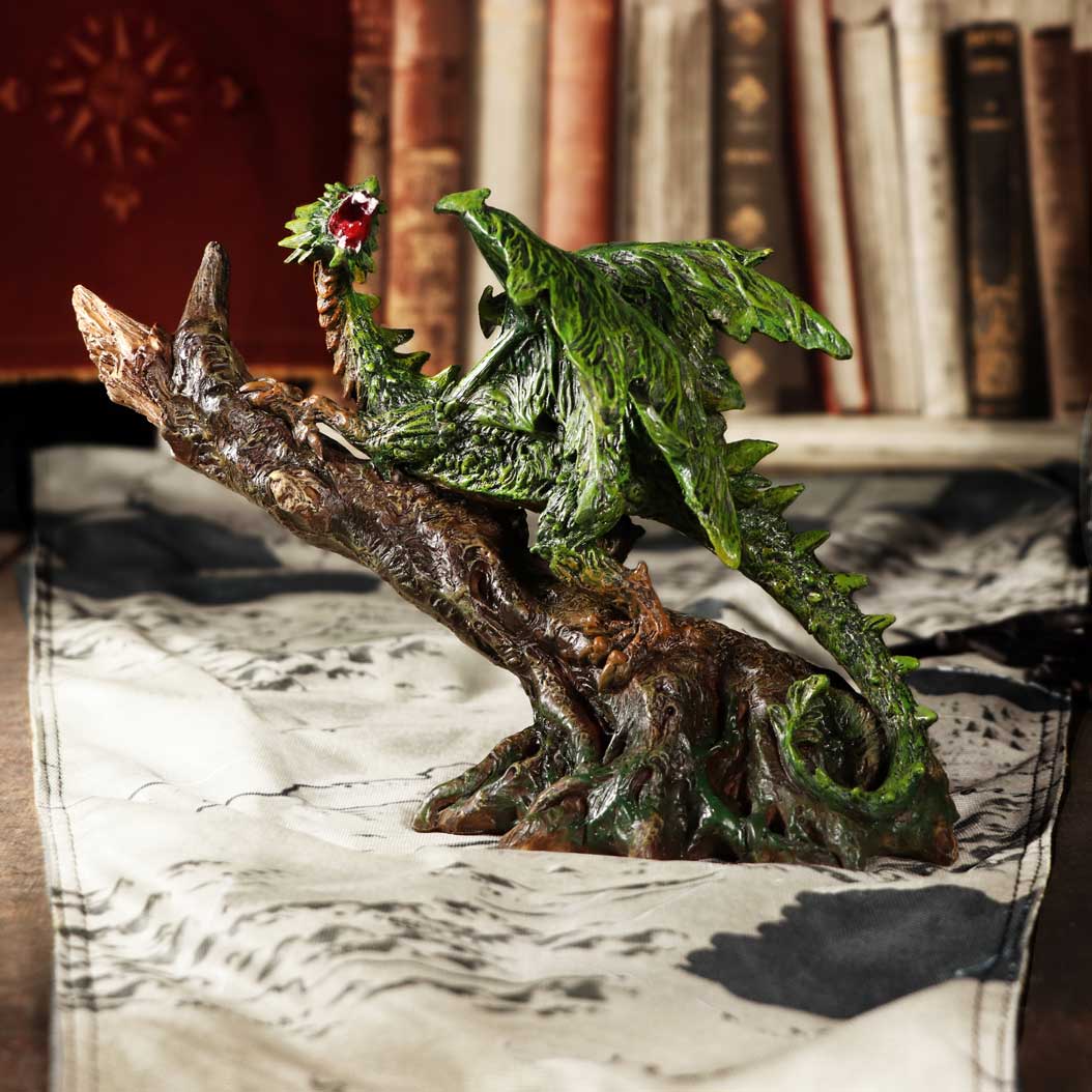 Forest Freedom Dragon Figurine