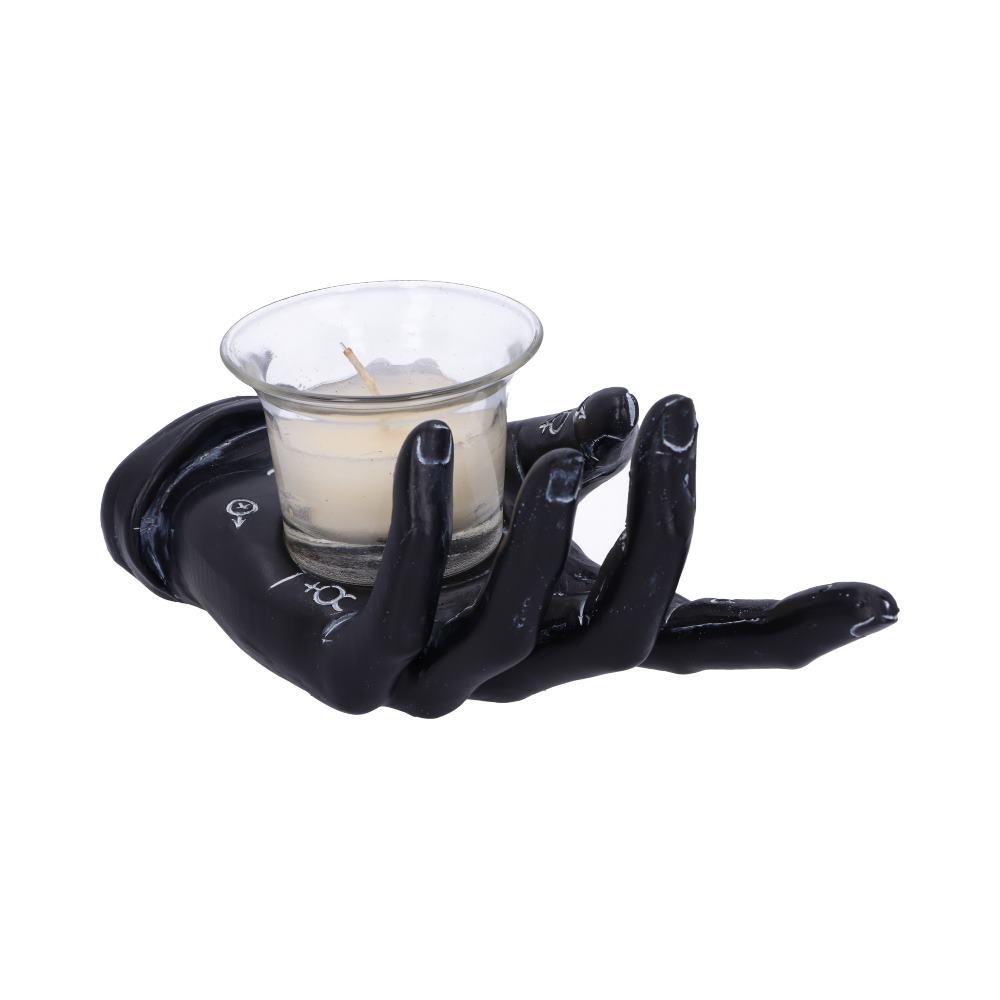 Palmist's Prediction Candle Holder (Black)