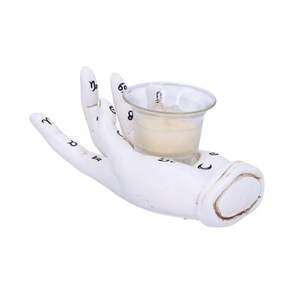 Palmist's Prediction Candle Holder (White)