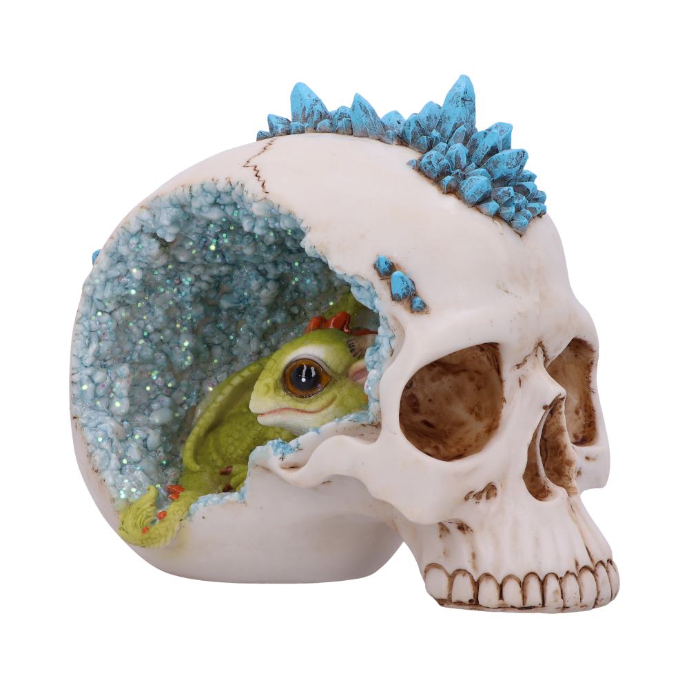 Crystal Cave Blue Skull