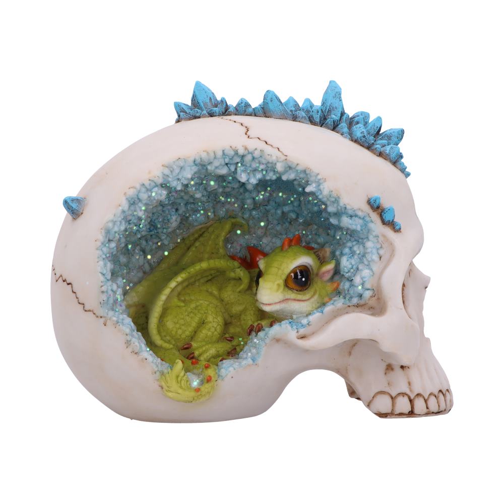 Crystal Cave Blue Skull