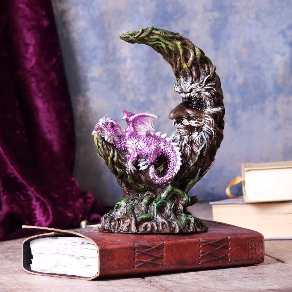 Amethyst Slumber LED Dragon Figurine