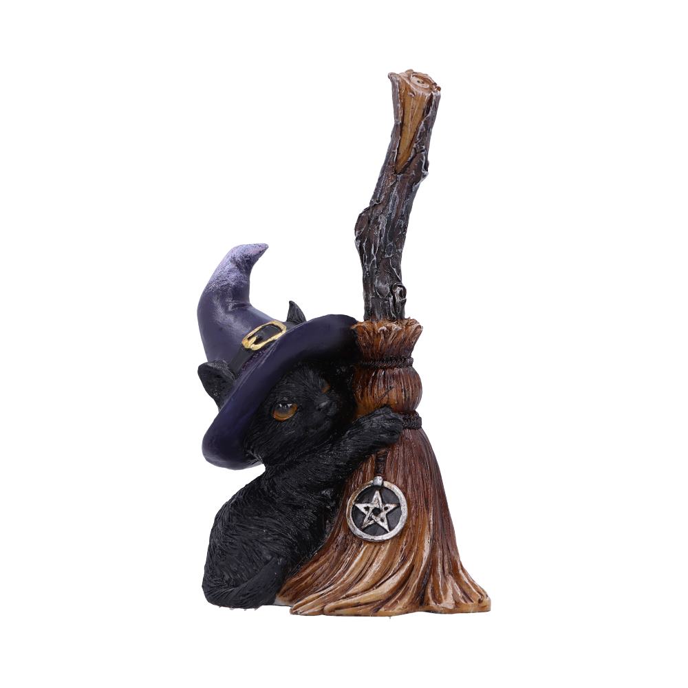 Familiars Broom Cat Figurine