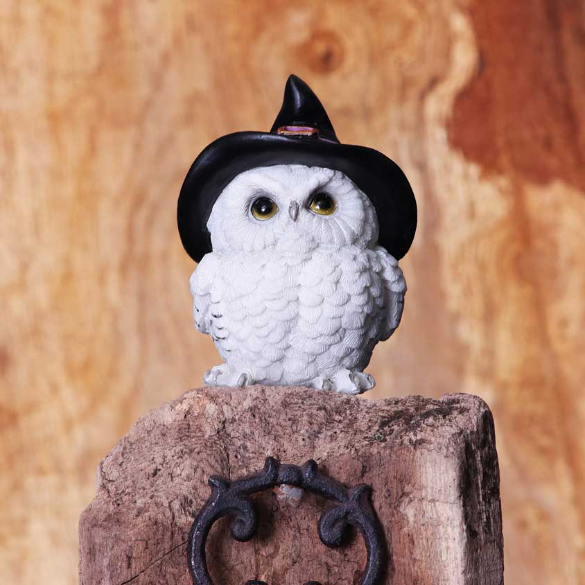 Snowy Spells Owl Figurine