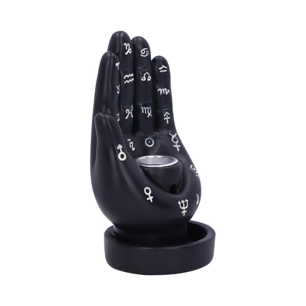 Palmistry Backflow Incense Burner (Black)