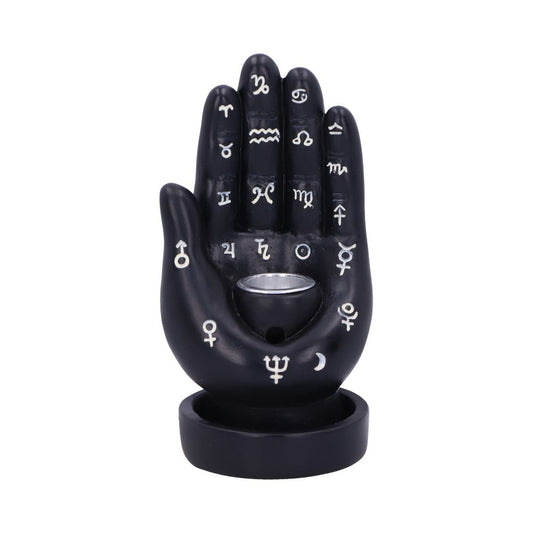 Palmistry Backflow Incense Burner (Black)