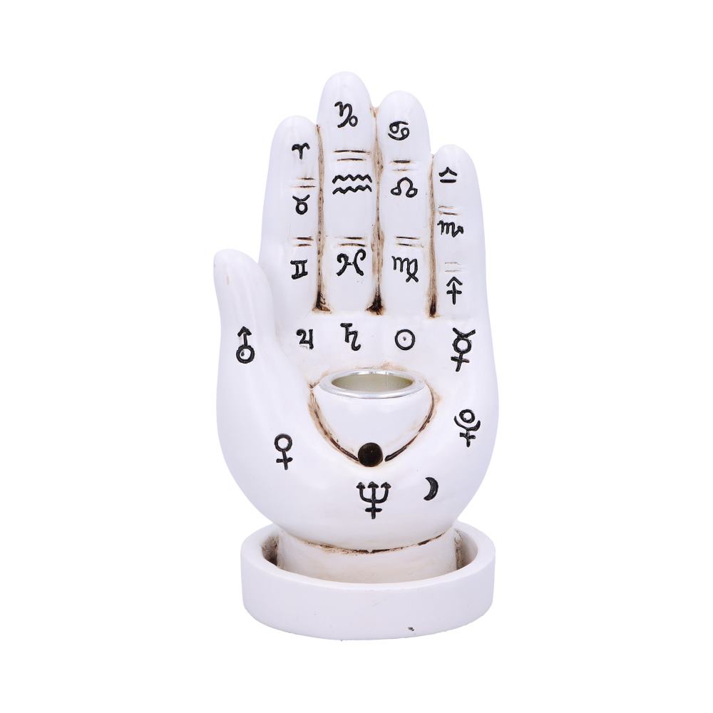 Palmistry Backflow Incense Burner (White)