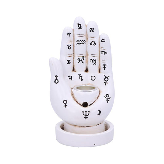 Palmistry Backflow Incense Burner (White)