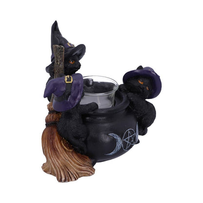 Familiar Cauldron Candle Holder