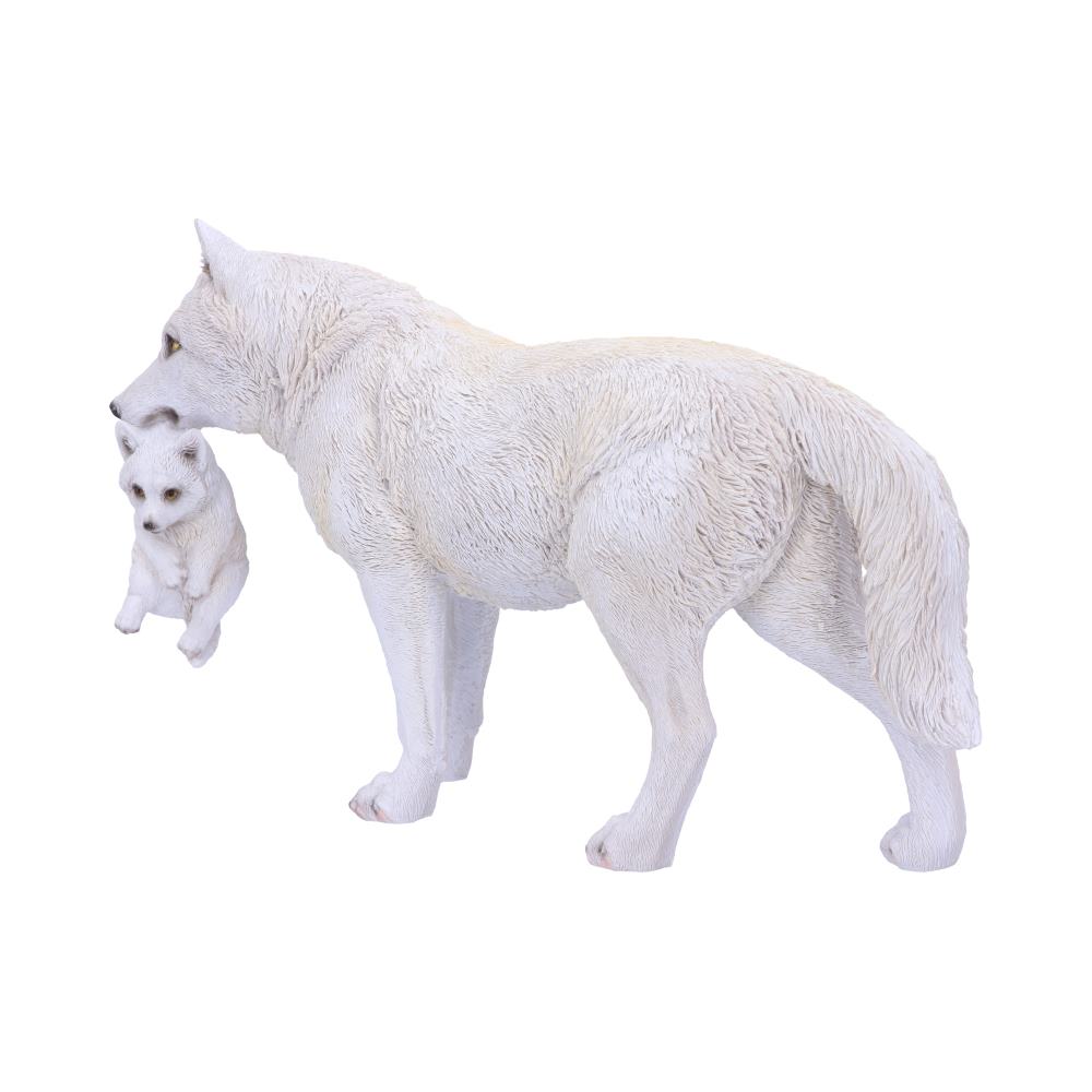 Winter Bond Wolf Figurine