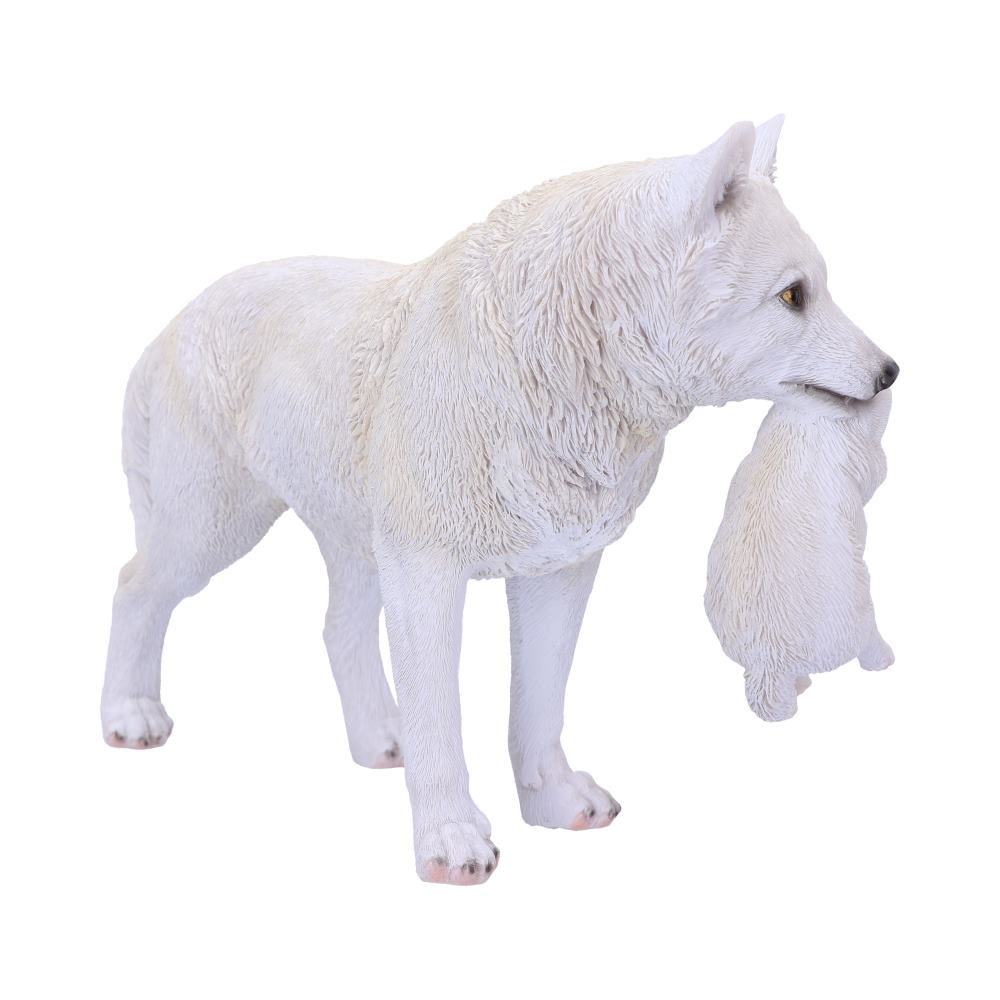 Winter Bond Wolf Figurine