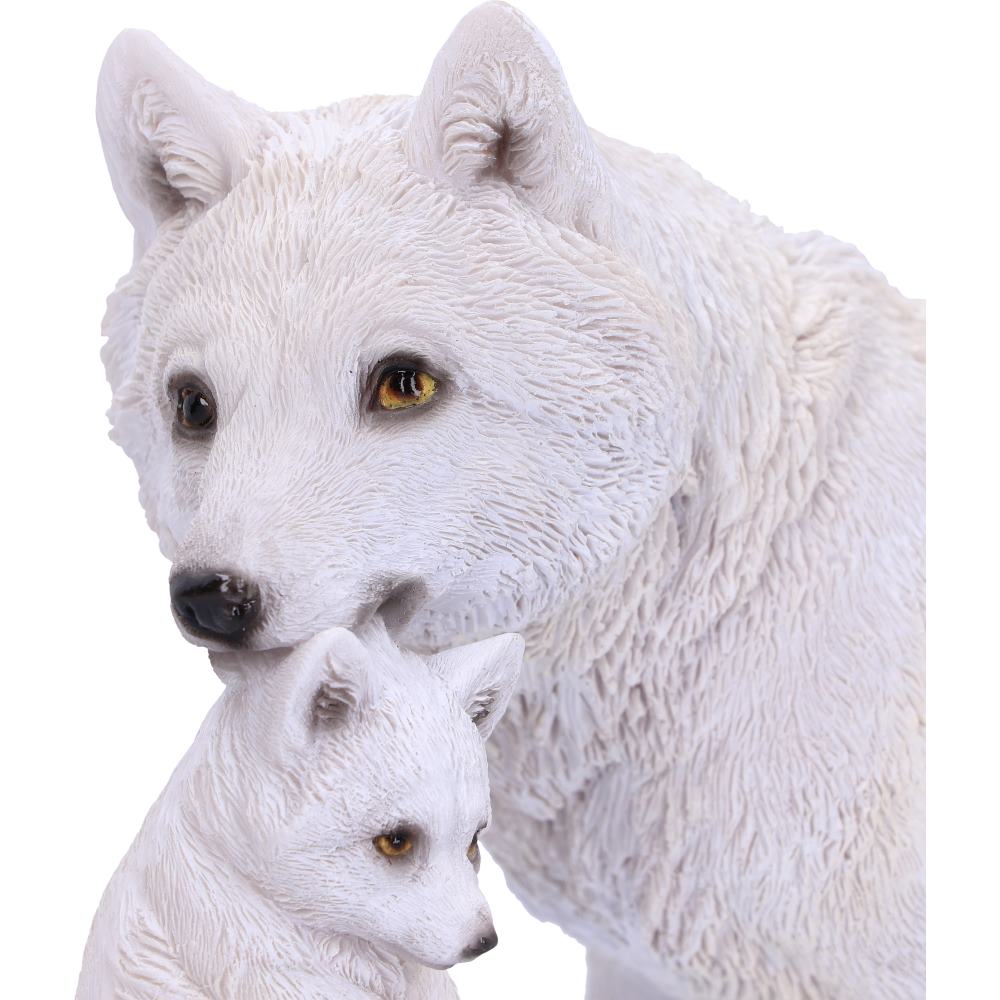 Winter Bond Wolf Figurine