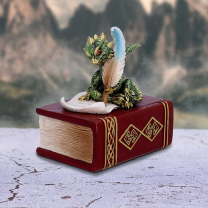 The Scribe Dragon Trinket Box