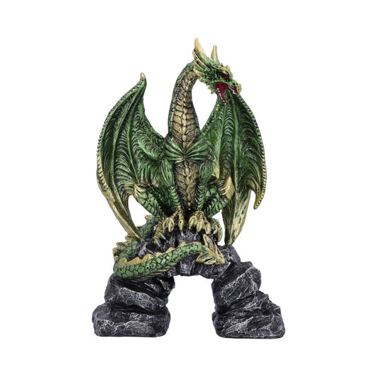 Haranu Green Metallic Dragon Figurine