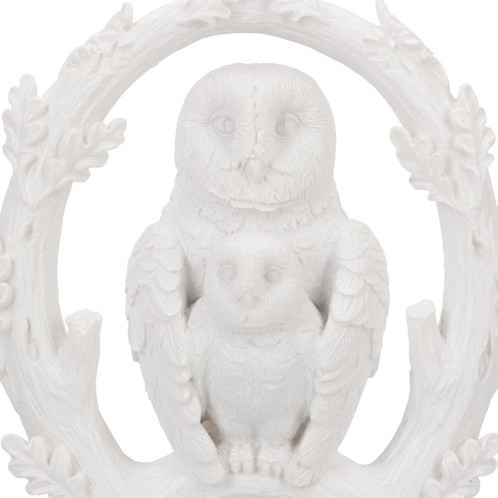 Embrace - White Owl Figurine