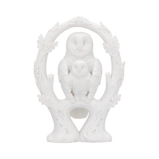 Embrace - White Owl Figurine