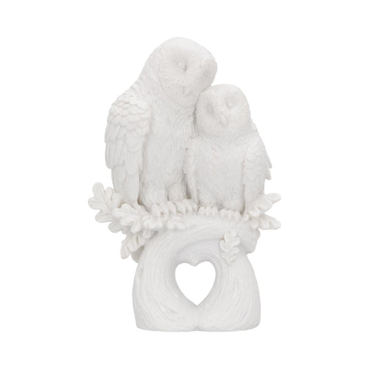 Love - White Owl Figurine