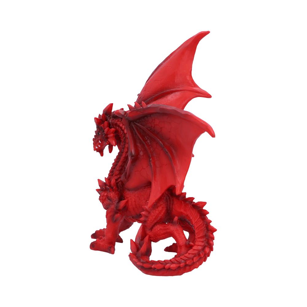 Tailong Red Dragon Figurine