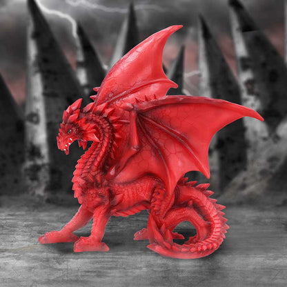 Tailong Red Dragon Figurine