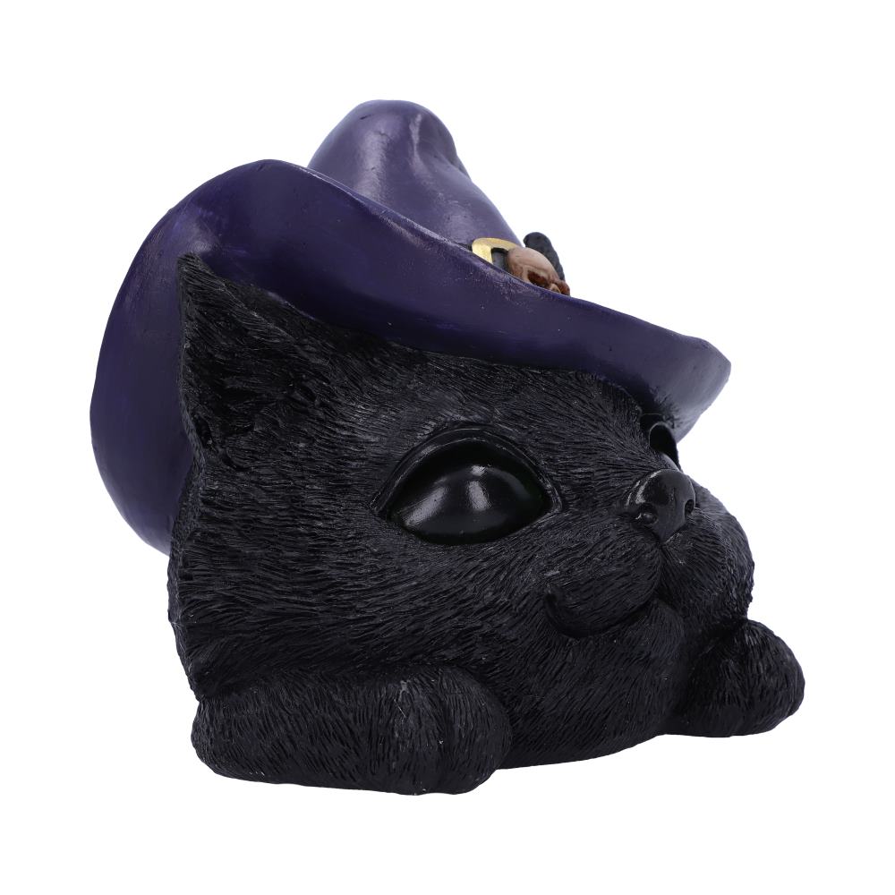 Familiar Grin LED Cat Figurine