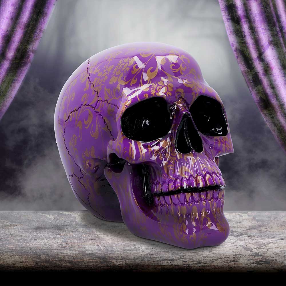 Violet Elegance Skull