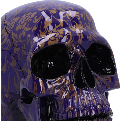 Indigo Elegance Skull