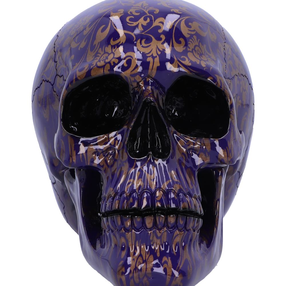 Indigo Elegance Skull