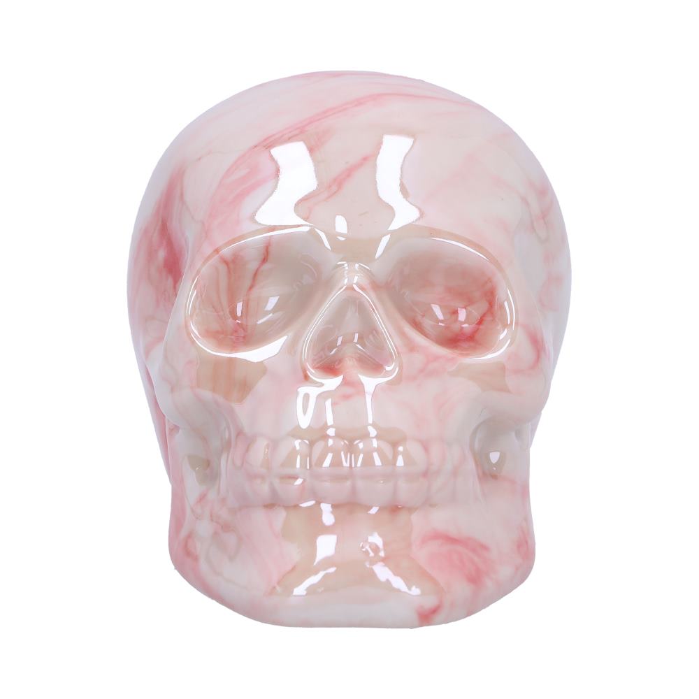 Marbellum Pink Marble Skull - Small