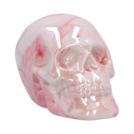 Marbellum Pink Marble Skull - Small