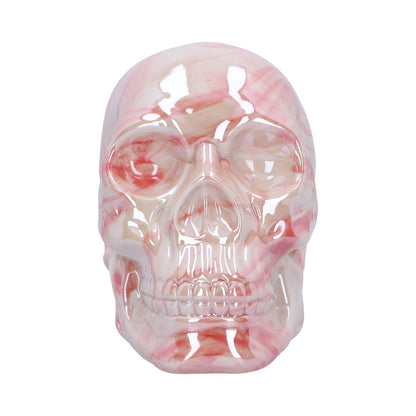 Marbellum Pink Marble Skull - Large