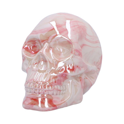 Marbellum Pink Marble Skull - Large