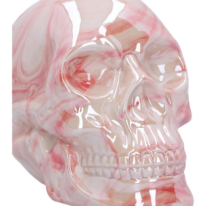 Marbellum Pink Marble Skull - Large